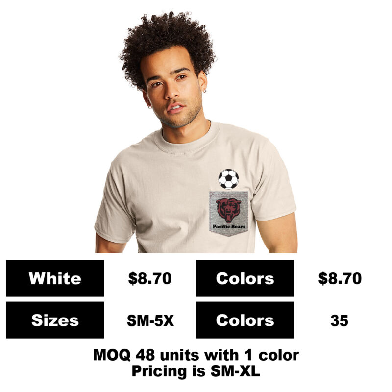H5180-P: Screen Print on Pocket